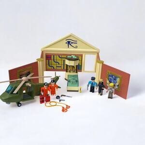 Roblox Jailbreak Museum Heist Playset Figures Mummy Pharaoh Toys Lot - No Code